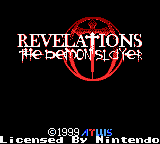 Revelations - The Demon Slayer Title Screen